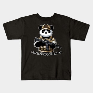 Tactical Panda Kids T-Shirt